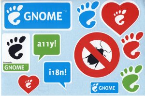 Sheet of Stickers including one for a11y